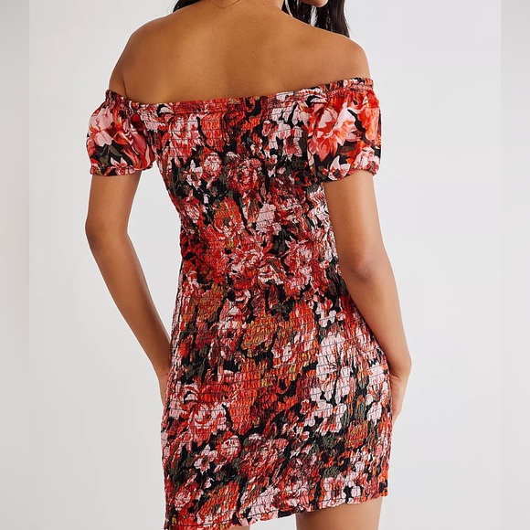 FP Free People Wren Smocked Mini Dress - Picture 2 of 11